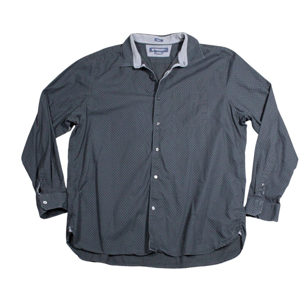 American Eagle‎ Outfitters Mens Slim Fit Button Down Shirt XXL